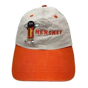Hershey Hat Cap Strap Back Tan‎ Orange Reeses Cup Candy Bar Youth Childs